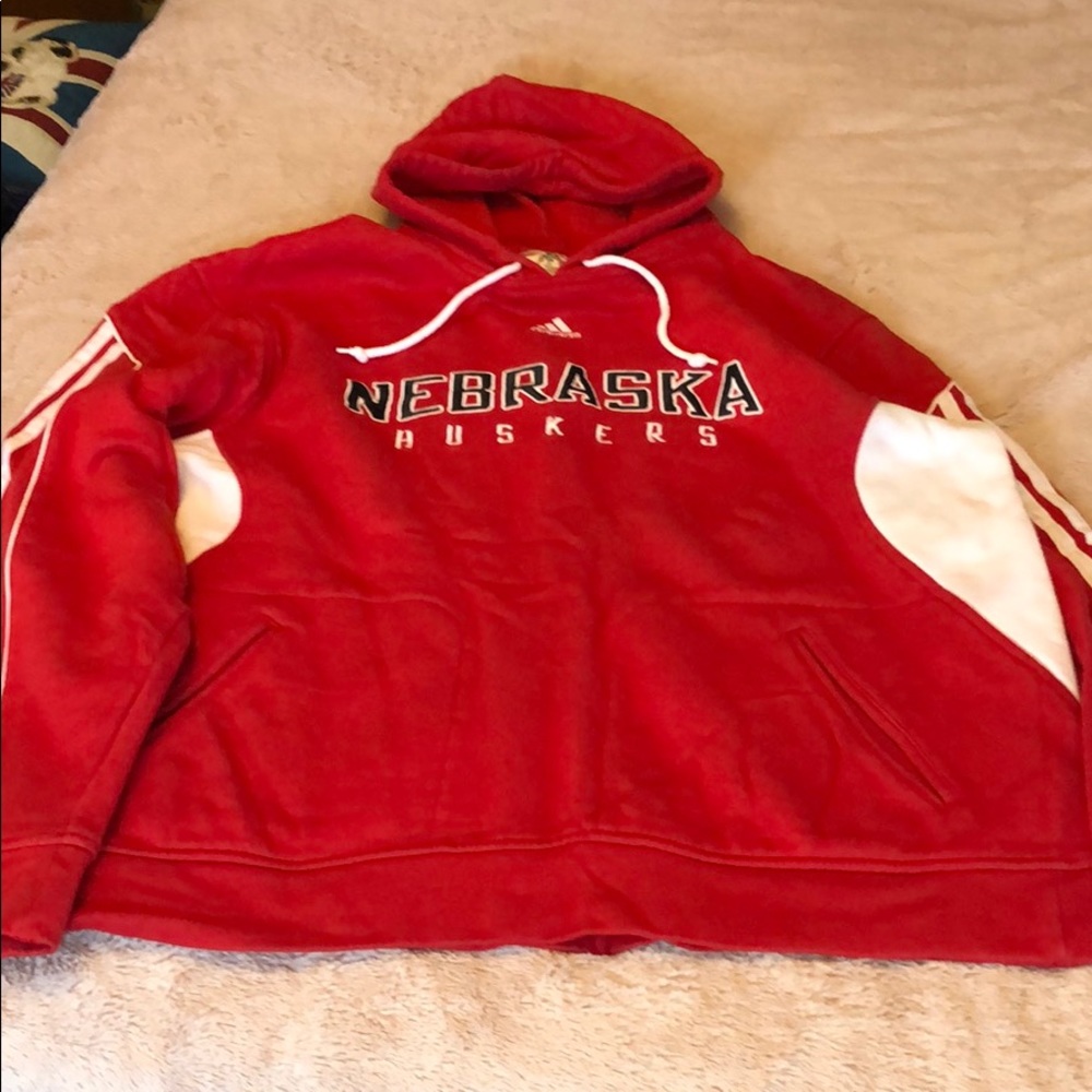 Men’s XL adidas Nebraska hoodie